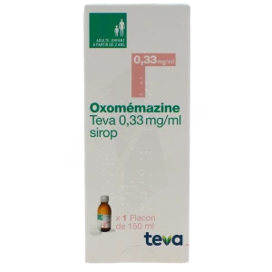 Oxomemazine Teva 0,33 Mg/ml, Sirop