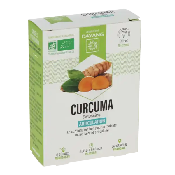 Dayang Curcuma Bio 15 Gélules