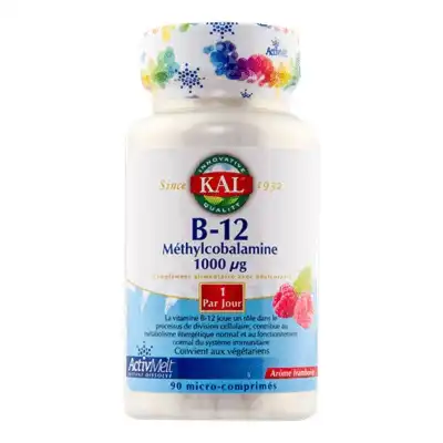 Solaray Kal Vit B12 90capsules à MARIGNANE