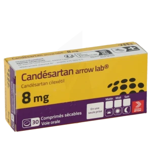 Candesartan Arrow Lab 8 Mg, Comprimé Sécable