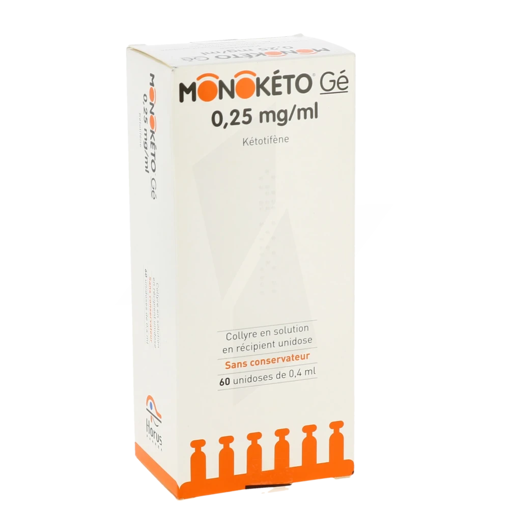 Monoketo 0,25 Mg/ml, Collyre En Solution En Récipient Unidose