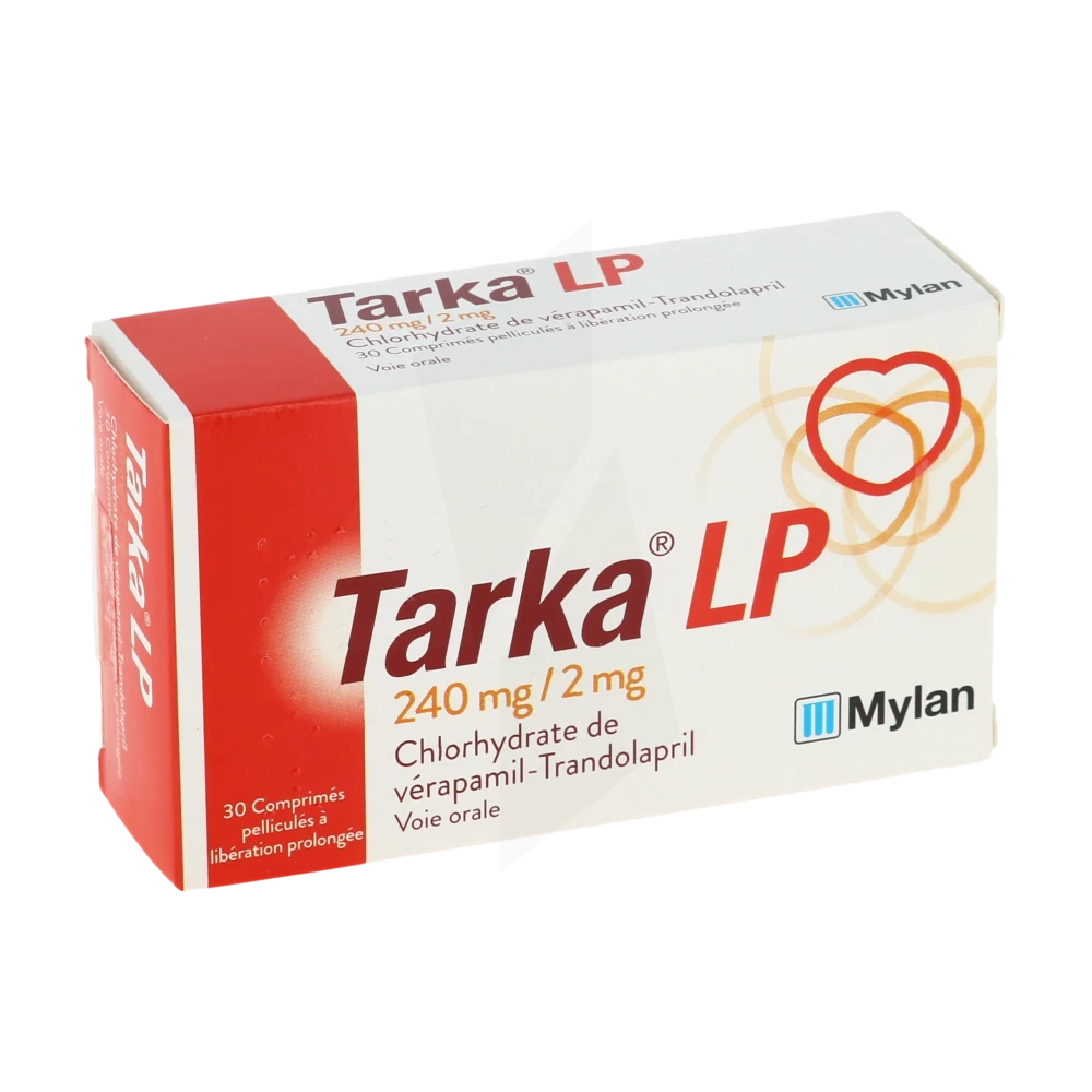 Tarka Lp 240 Mg/2 Mg, Comprimé Pelliculé à Libération Prolongée