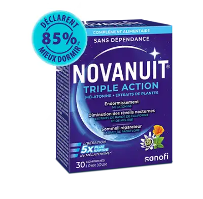 Novanuit Triple Action Gélules B/30 à Ris-Orangis