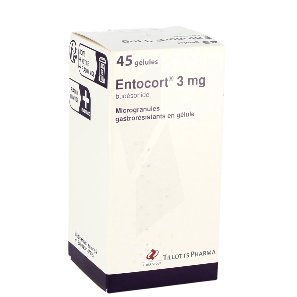 Entocort 3 Mg, Microgranules Gastro-résistants En Gélule