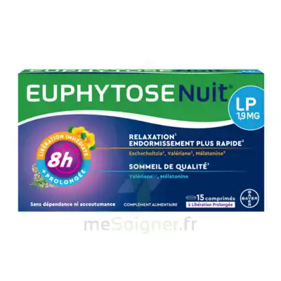 Euphytose Nuit Lp 1,9mg Comprimés B/30 à Montarnaud