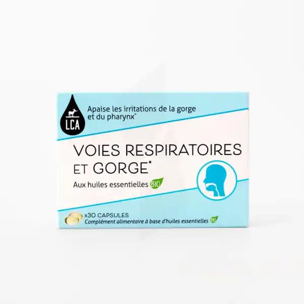 Lca Voies Respiratoires Et Gorge Capsules Aux Huiles Essentielles Bio B/30