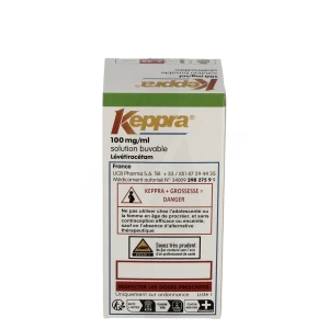 Keppra 100 Mg/ml, Solution Buvable