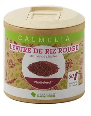 Calmelia Levure De Riz Rouge 333mg Gélules  Boîte De 60