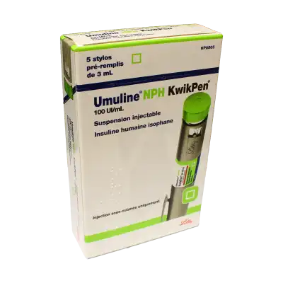 Umuline Nph Kwikpen 100 Ui/1 Ml, Suspension Injectable à STRASBOURG