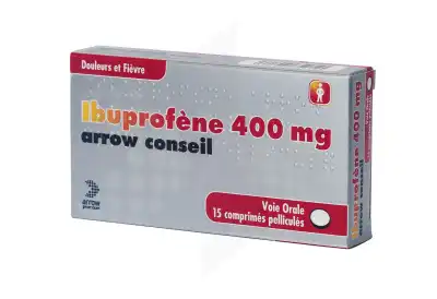 Ibuprofene Arrow Conseil 400 Mg, Comprimé Pelliculé à Saint-Brevin-les-Pins