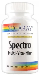 Solaray Spectro Multi-vita-min 60 Capsules VÉgÉtales