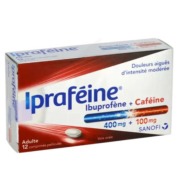 Iprafeine 400 Mg/100 Mg, Comprimé Pelliculé