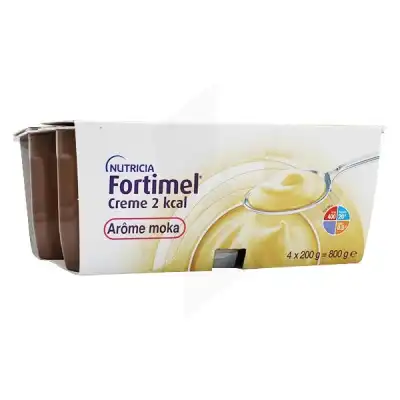 Fortimel Creme 2 Kcal Nutriment Moka 4coupelles/200g à La Lande-de-Fronsac