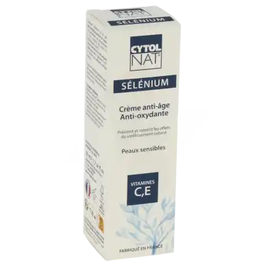 Cytolnat Selenium Crème Anti-âge Anti-oxydante T/50ml à Bordeaux