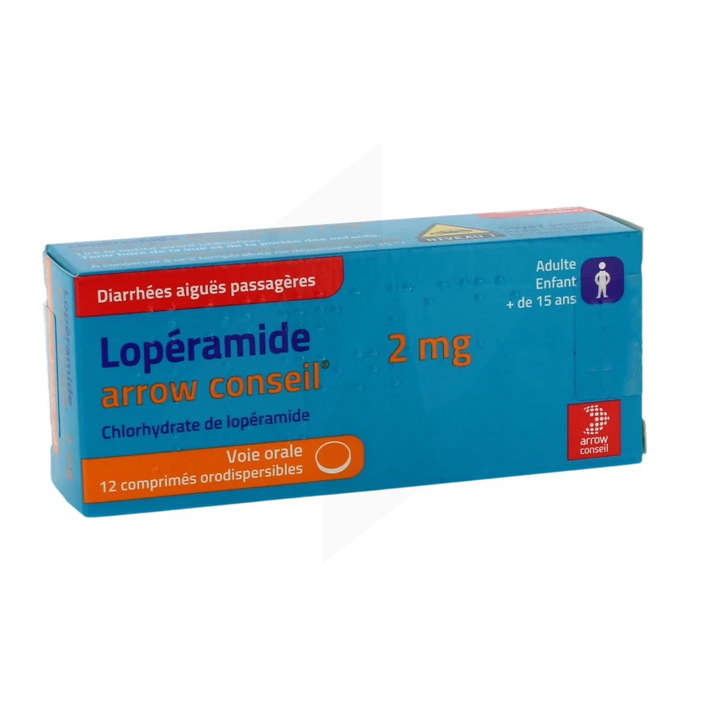 Loperamide Arrow Conseil 2 Mg, Comprimé Orodispersible