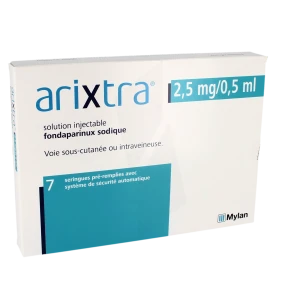 Arixtra 2,5 Mg/0,5 Ml, Solution Injectable En Seringue Pré-remplie