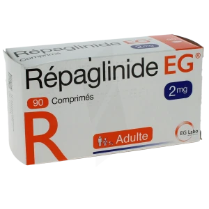 Repaglinide Eg 2 Mg, Comprimé