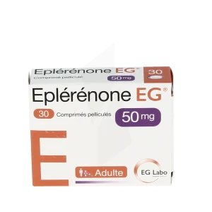 Eplerenone Eg 50 Mg, Comprimé Pelliculé