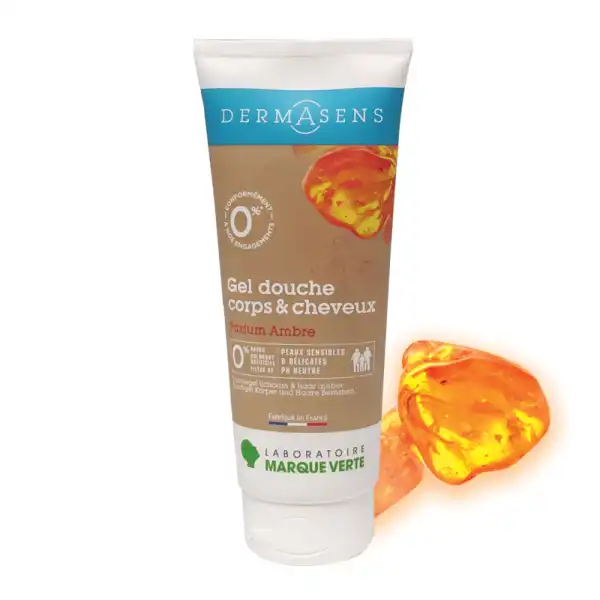 Dermasens Gel Douche Surgras Corps & Cheveux Ambre 200ml