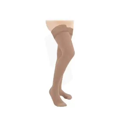 Veinax Microtrans Classe 2 Bas Auto-fixant Beige Taille 4 Long Cuisse + à Aucamville