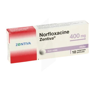 Norfloxacine Zentiva 400 Mg, Comprimé Pelliculé