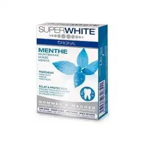 Superwhite Chewing Gum Menthole, Bt 20 à Libourne
