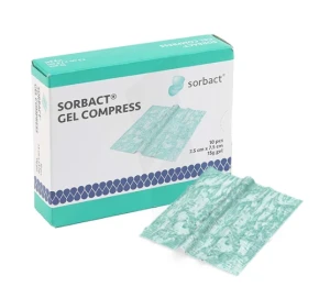 Sorbact Compr Hydrogel 7,5x7,5cm B/10