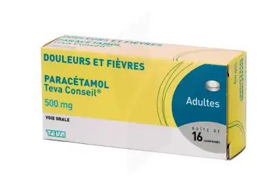 Paracetamol Teva Conseil 500 Mg, Comprimé à Paris