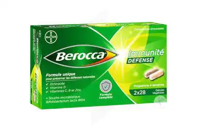 Berocca Immunité Défense Gélules B/2x28 à Eysines
