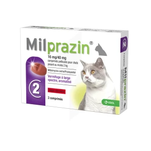 Milprazin 16 Mg/40 Mg Cpr Chat B/2