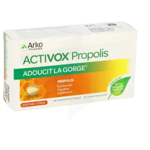 Arkopharma Activox Propolis Comprimés à Sucer Miel-citron B/20 à Paris