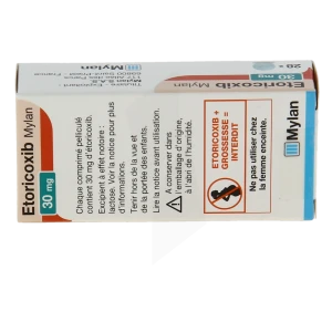 Etoricoxib Viatris 30 Mg, Comprimé Pelliculé