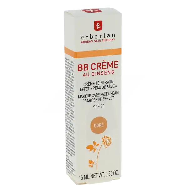 Erborian Bb Crème Au Ginseng Doré T/15ml