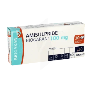 Amisulpride Biogaran 100 Mg, Comprimé Sécable