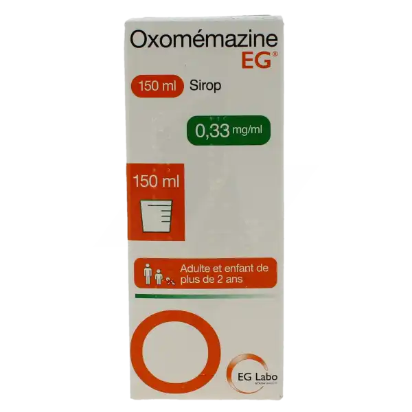 Oxomemazine Eg 0,33 Mg/ml, Sirop