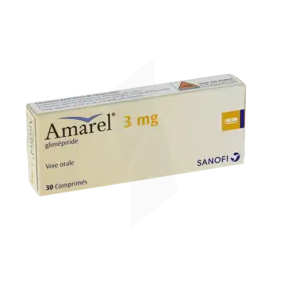 Amarel 3 Mg, Comprimé à Ris-Orangis