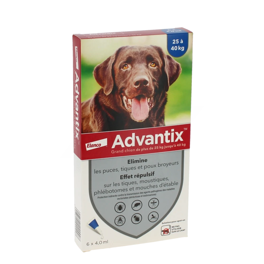 Advantix Grand Chien, Solution Pour Spot-on