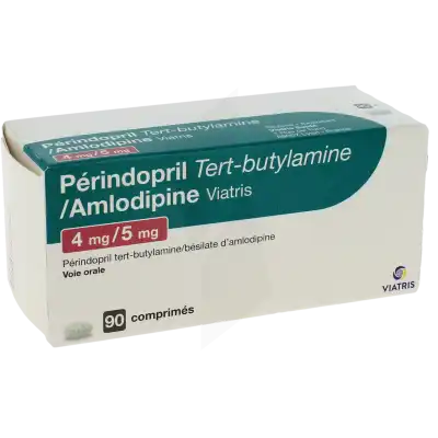 Perindopril Tert-butylamine/amlodipine Viatris 4 Mg/5 Mg, Comprimé à CHAMPAGNOLE