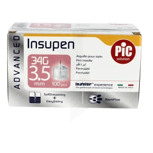Insupen - Aiguille Pour Stylo 3,5mm - 100 Pièces