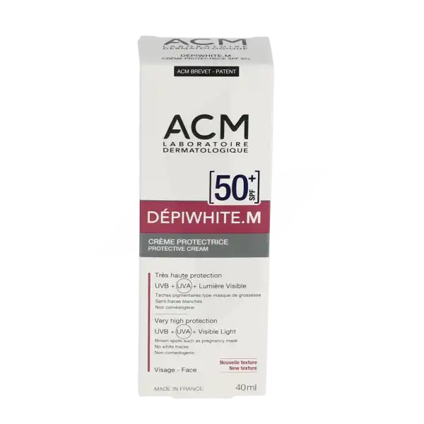 Acm Dépiwhite.m Spf50+ Crème Protectrice Invisible T/40ml
