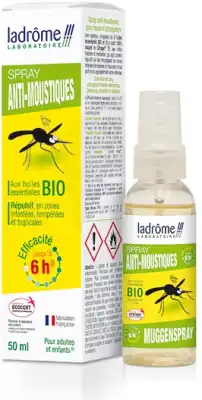 Ladrôme Insectes Spray anti-moustiques Fl/50ml