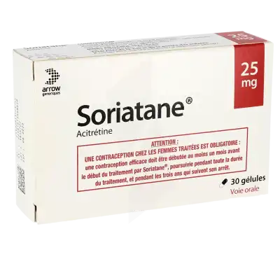 Soriatane 25 Mg, Gélule à Ris-Orangis