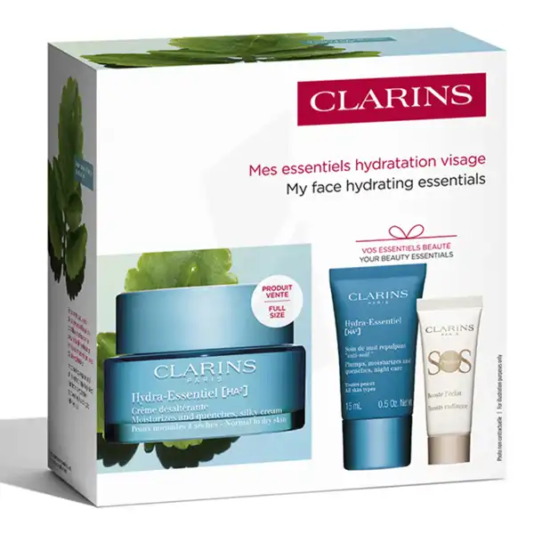Clarins Coffret Hydra-essentiel [ha]2 – Soin Hydratation Visage