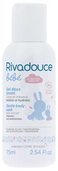 Rivadouce Bébé Bio Gel Doux Lavant Fl/75ml