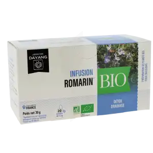 Dayang Romarin Bio 20 Infusettes à Bourges