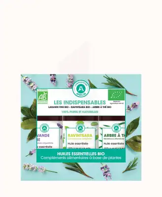 Laboratoire Aprium Coffret Les Indispensables 3 Huiles Essentielles Bio à Mérignac