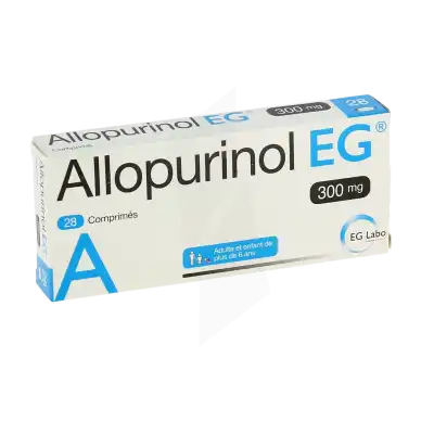 Allopurinol Eg 300 Mg, Comprimé à LIVRON-SUR-DROME