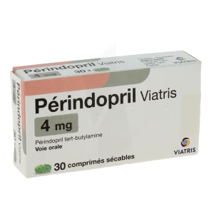 Perindopril Viatris 4 Mg, Comprimé Sécable