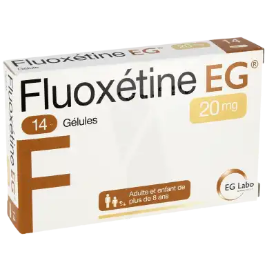 Fluoxetine Eg 20 Mg, Gélule à PEYNIER
