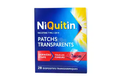 Niquitin 7 Mg/24 Heures, Dispositif Transdermique B/28 à Pradines